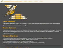 Tablet Screenshot of meadowlarkscience.com
